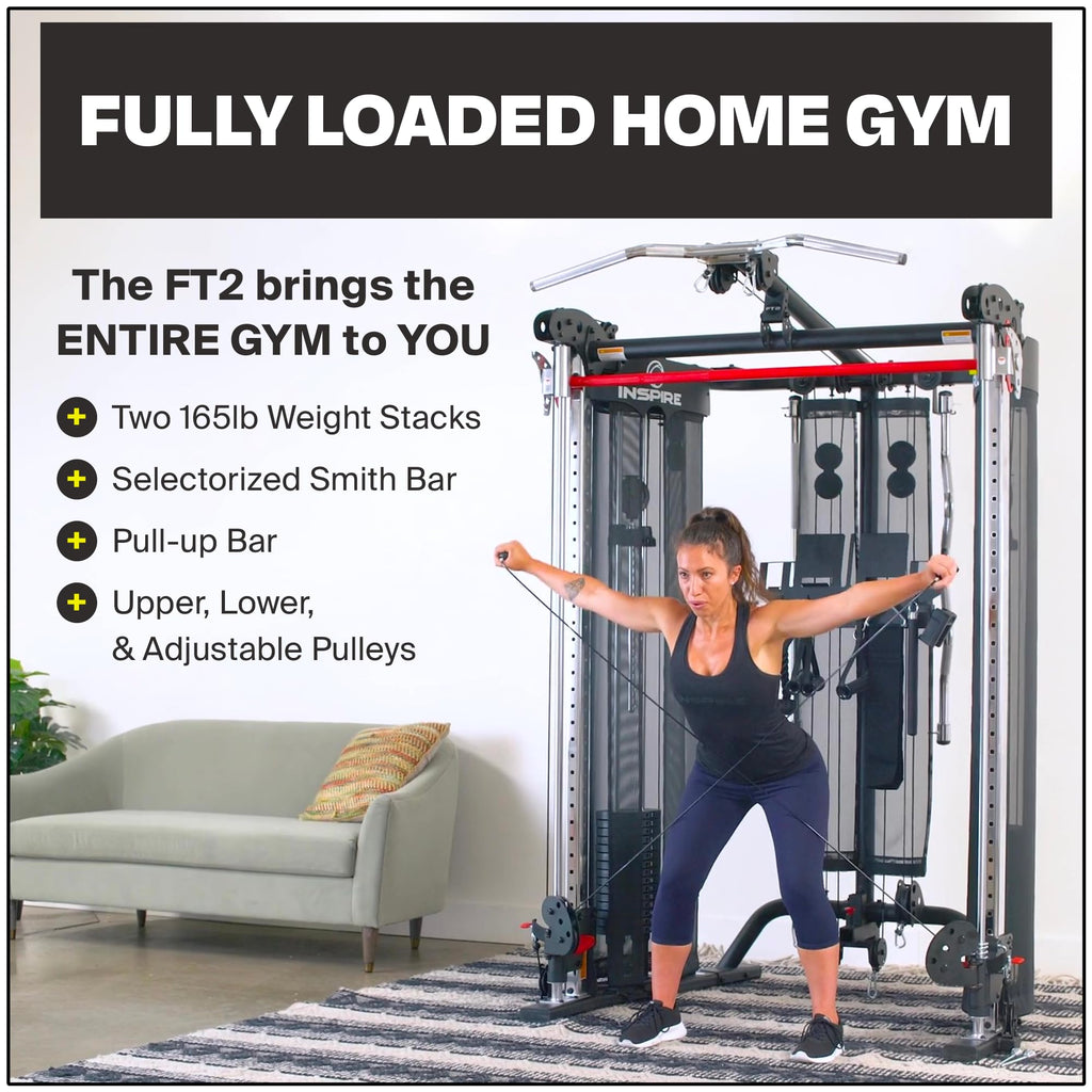 Inspire Fitness FT2 Functional Trainer and Smith Station